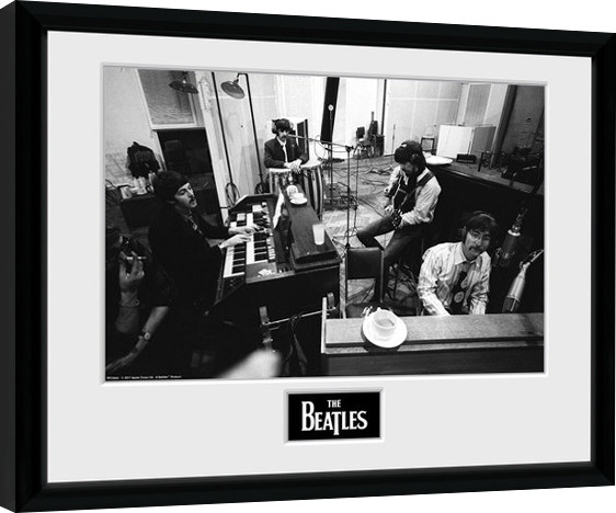Indrammet plakat The Beatles - Studio