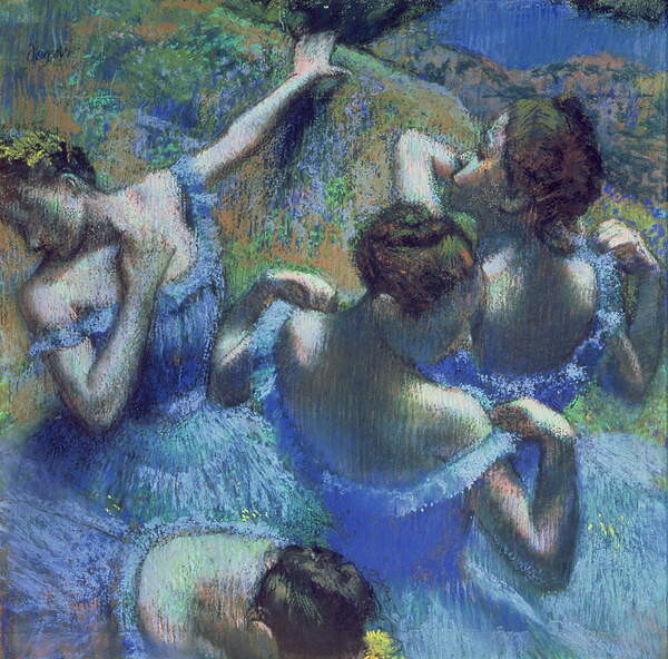 Samolepka Blue Dancers, c.1899