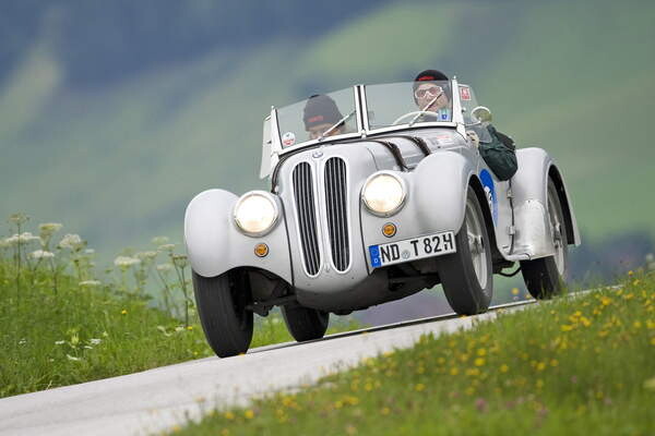 Tričko BMW 328, built in 1956, Ennstal Classic 2008, Styria, Austria, Europe