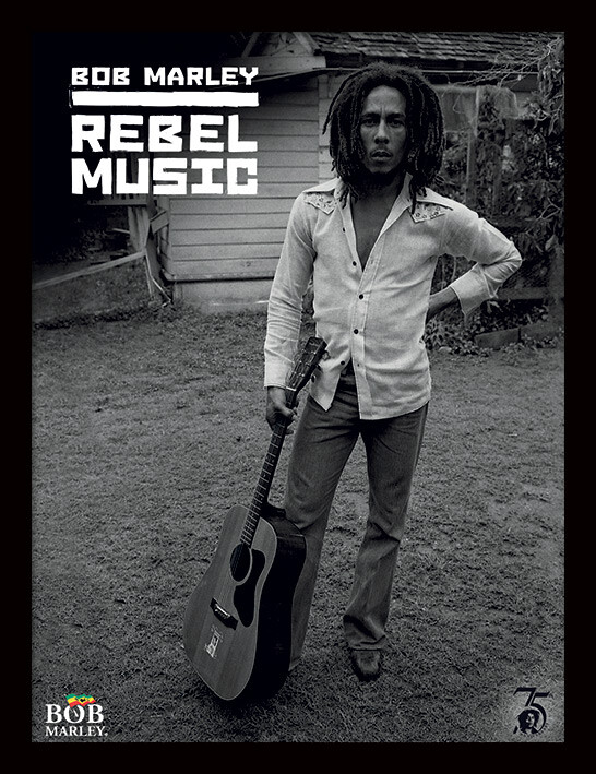 Πλαισιωμένη αφίσα Bob Marley - Rebel Music