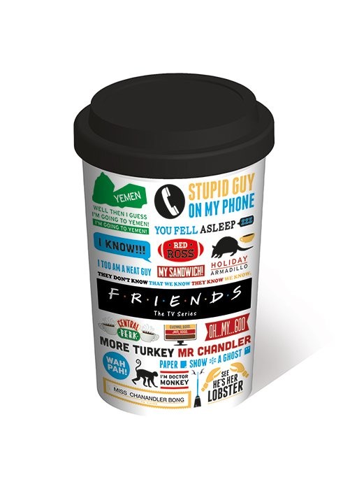 Jóbarátok TV - Infographic Travel Mug bögre