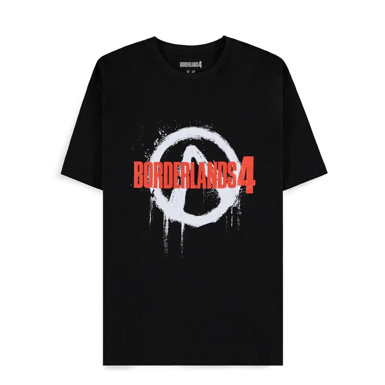 Tricou Borderlands 4 - Graffiti-Style Logo