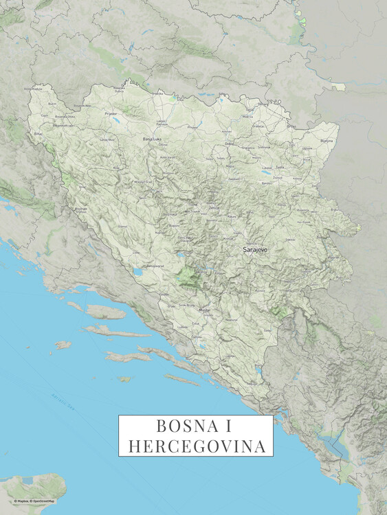 Sticker Bosnia i Hercegovina color