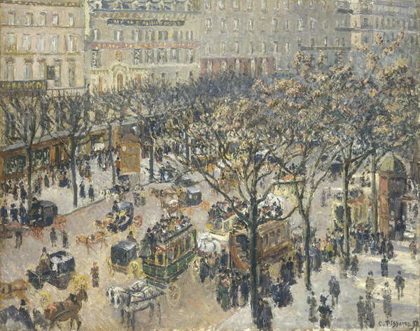 Samolepka Boulevard des Italiens, Morning, Sunlight, 1897