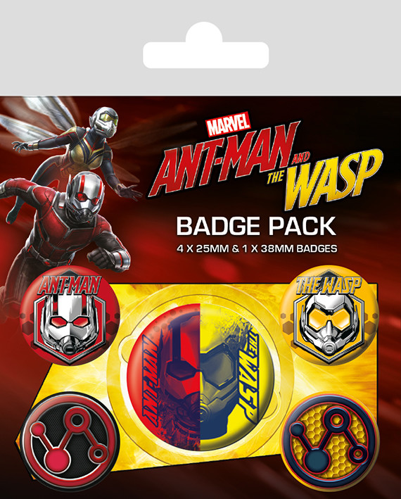 Button Ant-Man and The Wasp
