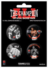 Button MUHAMMAD ALI - champion