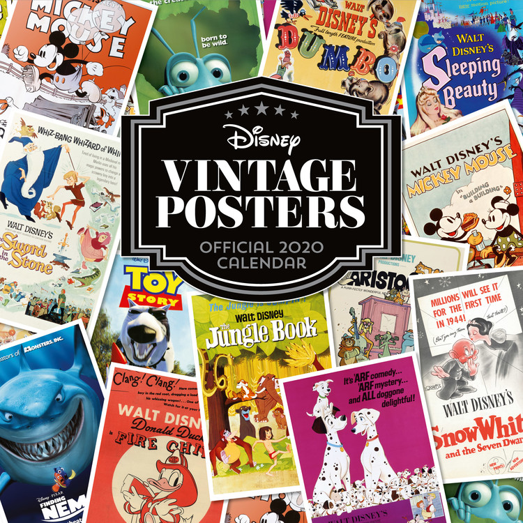 Disney Vintage Posters Calendari da muro 2026 Compra su Europosters