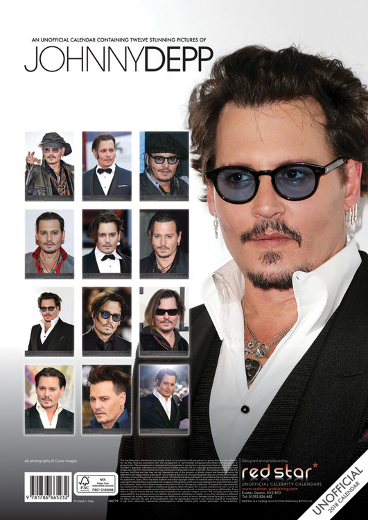 Johnny Depp Calendari da muro 2026 Compra su Europosters