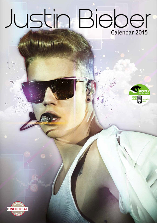 Justin Bieber Calendari da muro 2026 Compra su Europosters