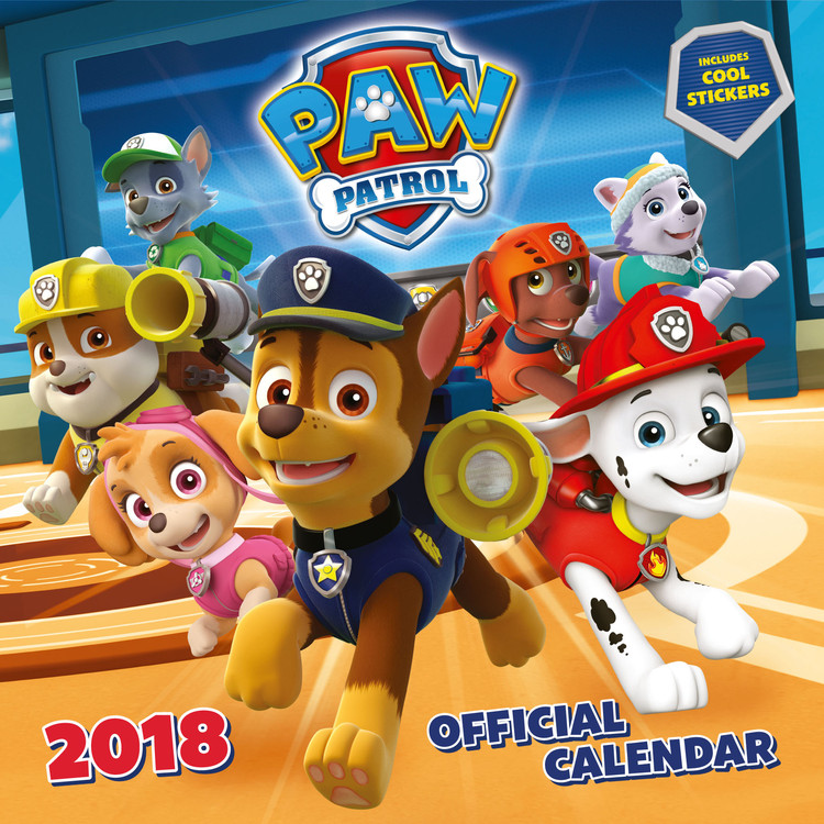 Paw Patrol Calendari da muro 2026 Compra su Europosters