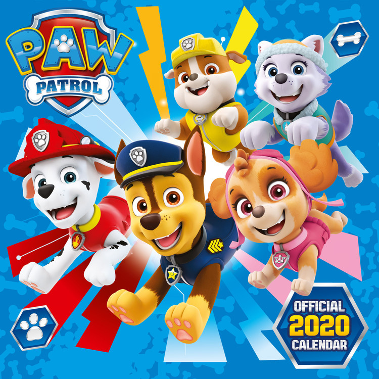 Paw Patrol Calendari da muro 2024 Compra su Europosters