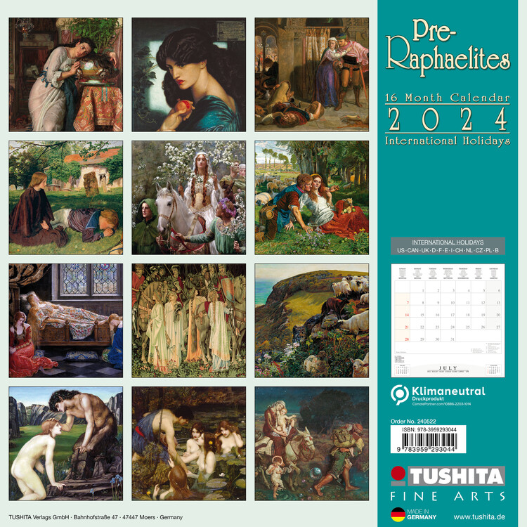 Calendario da muro 2024 Leonardo da Vinci