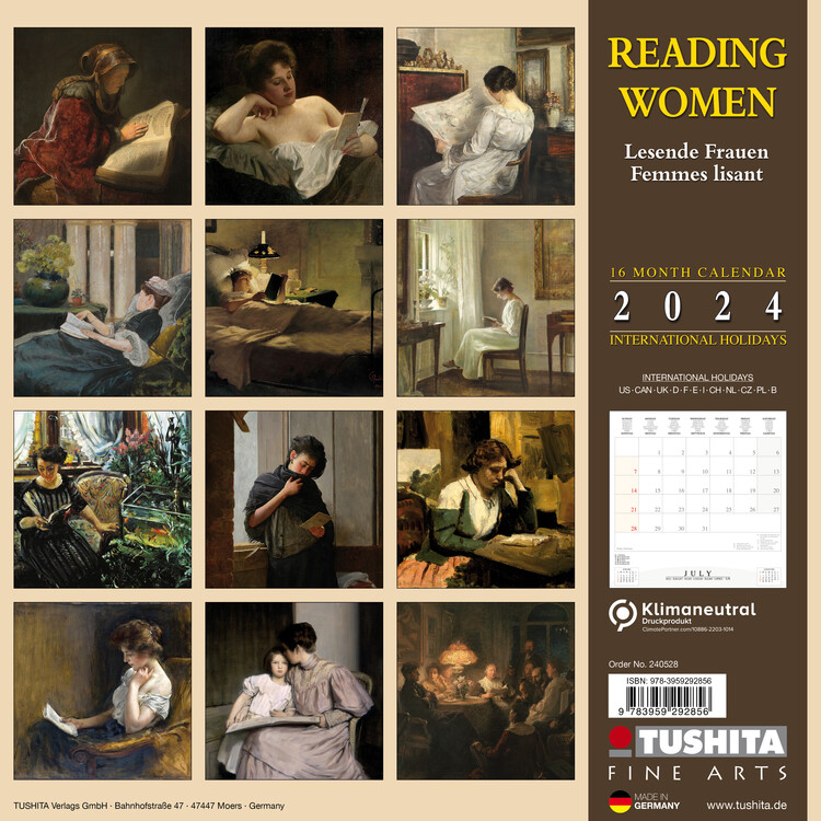 Reading Women - Calendari da muro 2024
