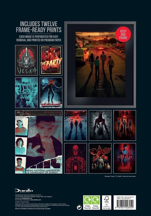 Stranger Things Deluxe Calendari da muro 2026 Compra su Europosters Stranger Things Deluxe Calendari da muro 2026 Compra su Europosters