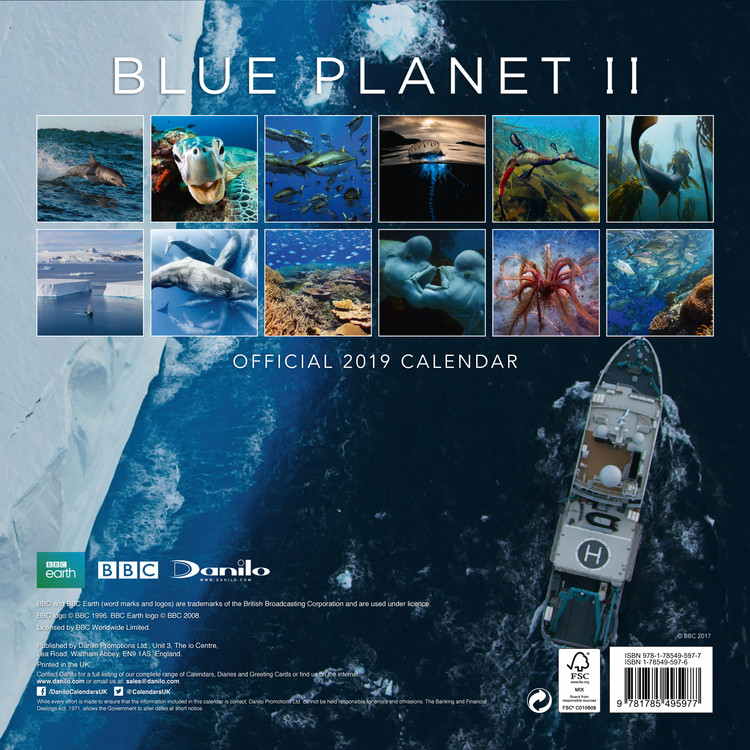 BBC Blue Calendari da Muro Compra su Europosters.it