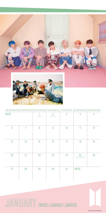 Bts Calendari Da Muro Compra Su Europosters It