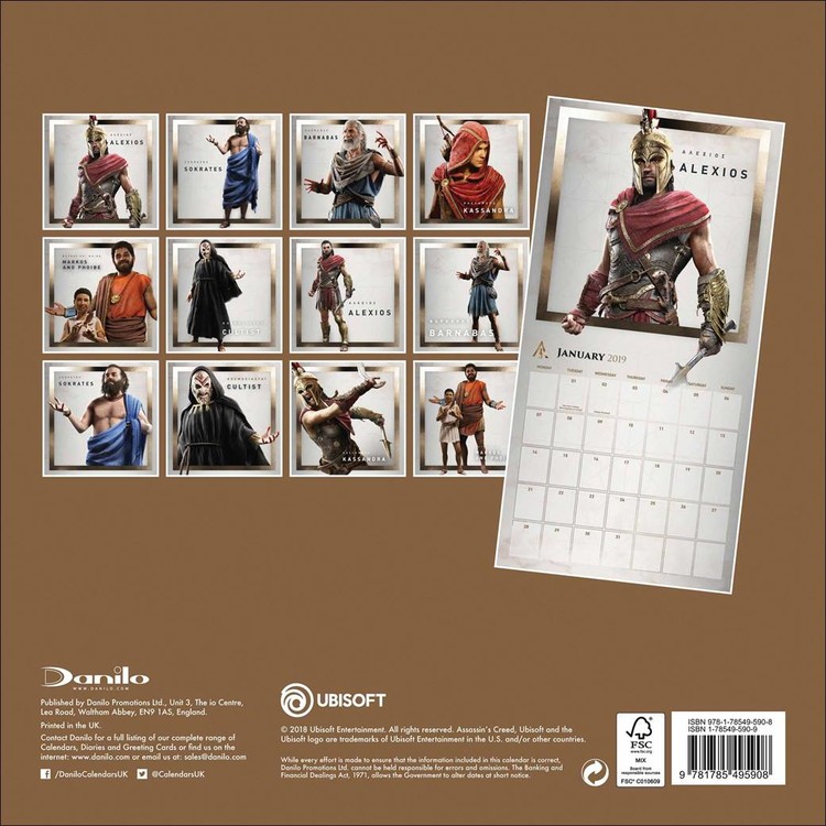 Assassin S Creed Game Calendarios De Pared Cons Guelos En Eurposters Es