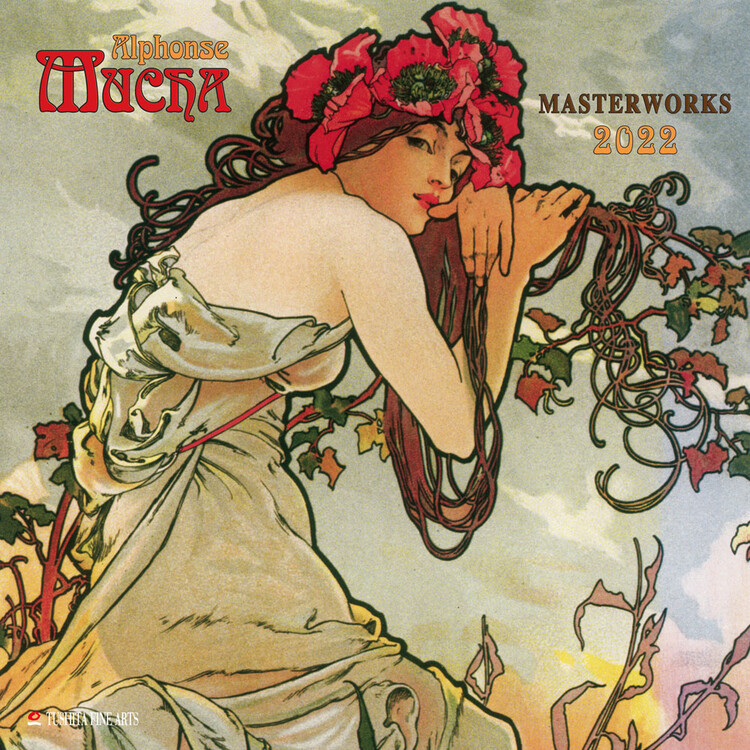 Alphonse Mucha Poster Art Calendarios de pared 2026 Consíguelos