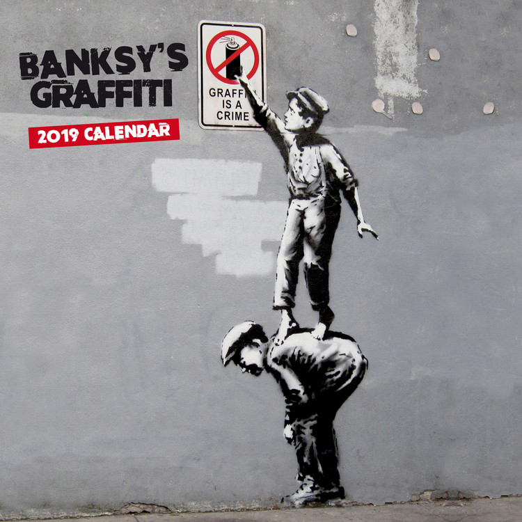 Banksy Graffiti Calendarios de pared 2024 Consíguelos en Posters.es