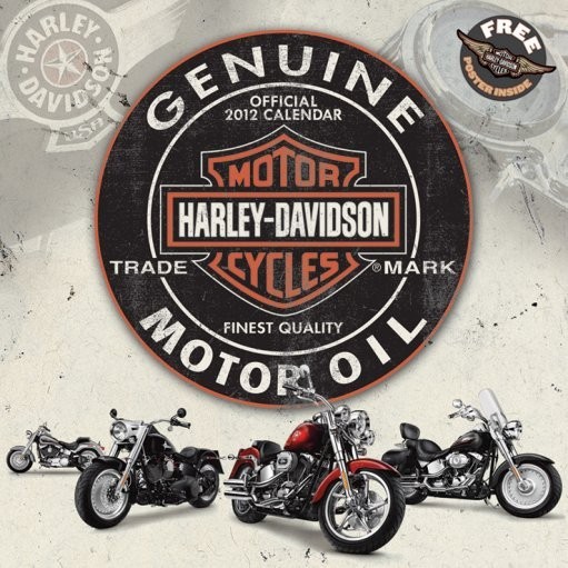 Calendario 2012 HARLEY DAVIDSON Calendarios de pared 2024