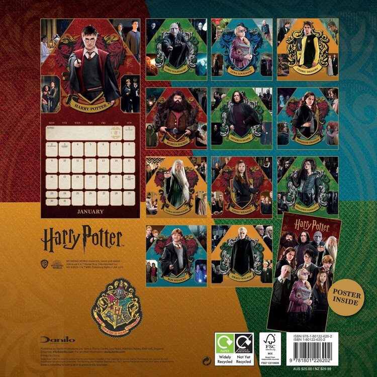 Calendario 2023 Harry Potter