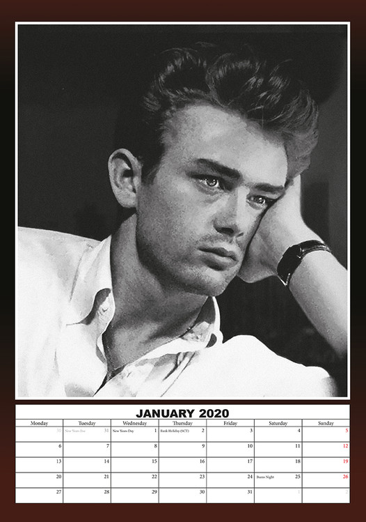 James Dean - Calendarios de pared 2020 | Consíguelos en Posters.es