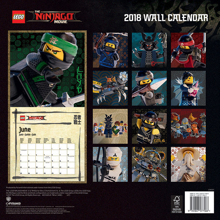 Lego Ninjago Calendarios 2021