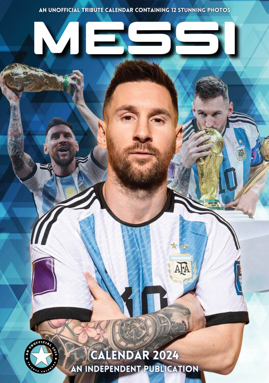 Lionel Messi Calendarios de pared 2024 Consíguelos en Posters.es