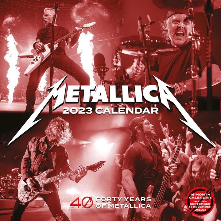 Metallica - Square - Calendarios de pared 2023 | Consíguelos en 