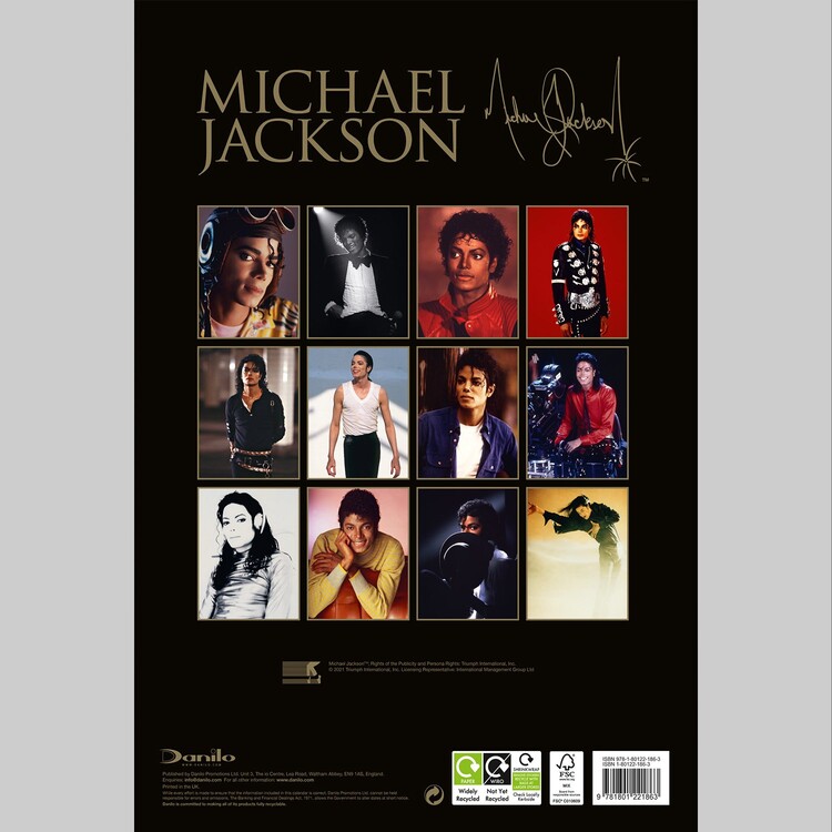 Michael Jackson Calendarios de pared 2025 Consíguelos en Posters.es