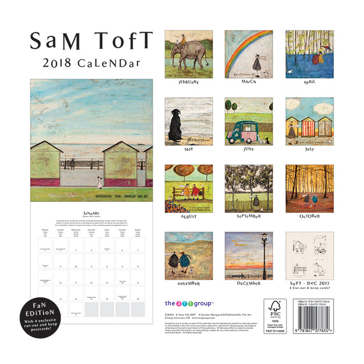 Sam Toft Calendarios de pared 2018 Consíguelos en Posters.es