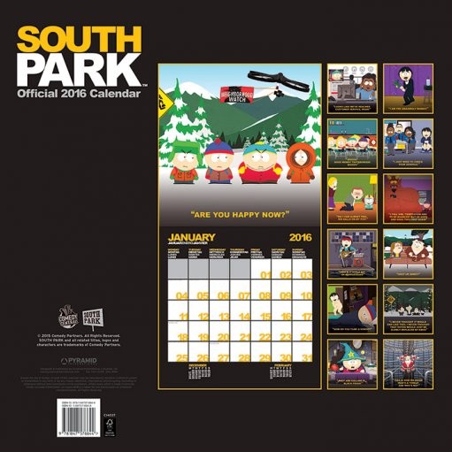 South Park Calendarios de pared 2016 Consíguelos en Posters.es