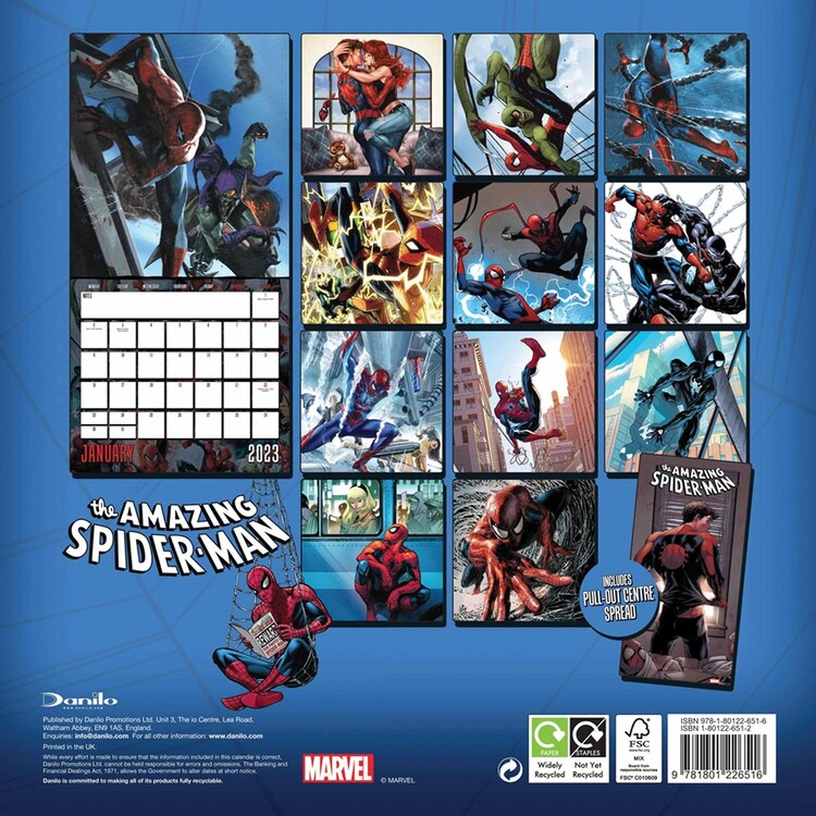 SpiderMan Calendarios de pared 2026 Consíguelos en Posters.es