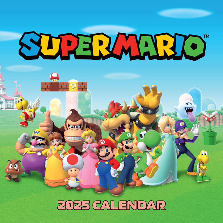 Super Mario Calendarios de pared 2025 Consíguelos en Posters.es