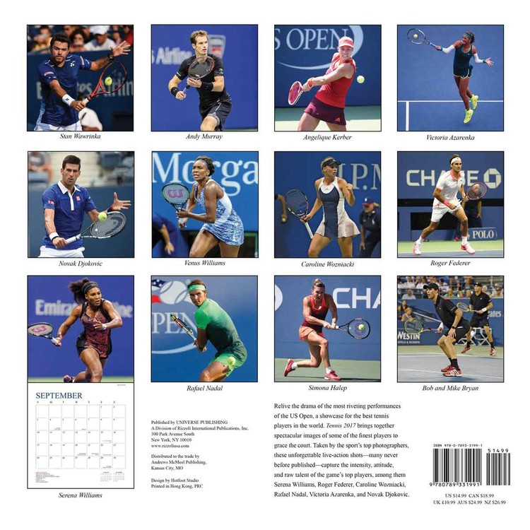 Tennis The U.S. Open Calendarios 2021