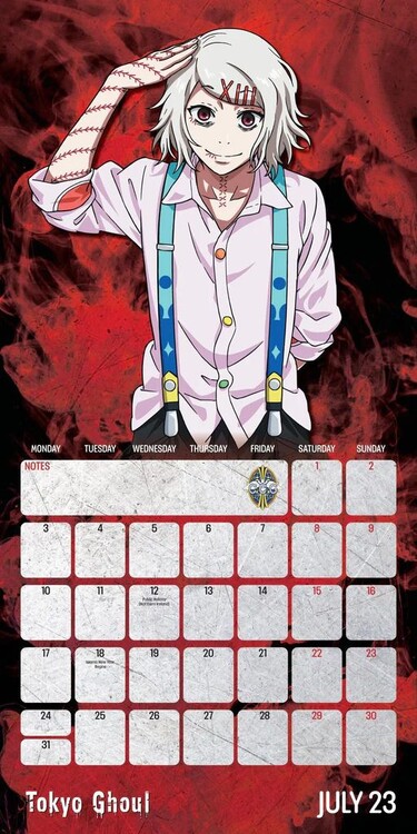 Calendário de mesa- Anime - Manga