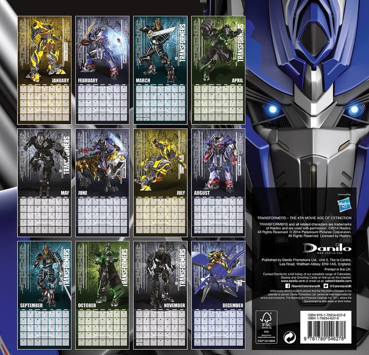 Transformers 2024 Calendar Roxi Jobyna