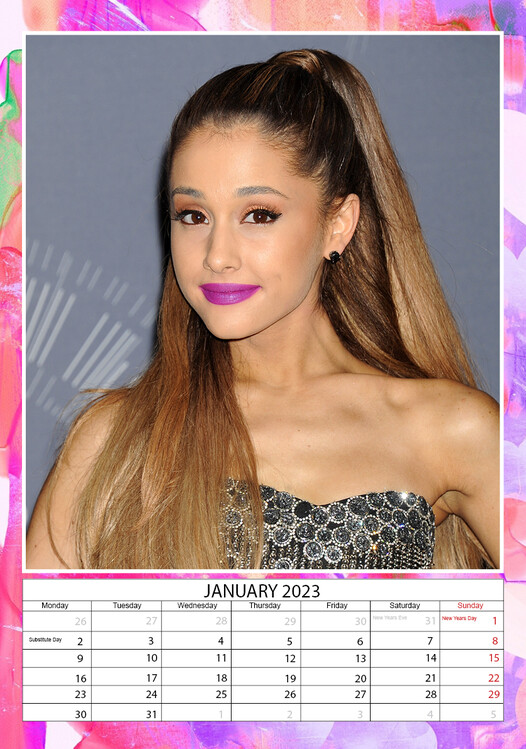 Ariana Grande Wall Calendars 2023 Buy at UKposters