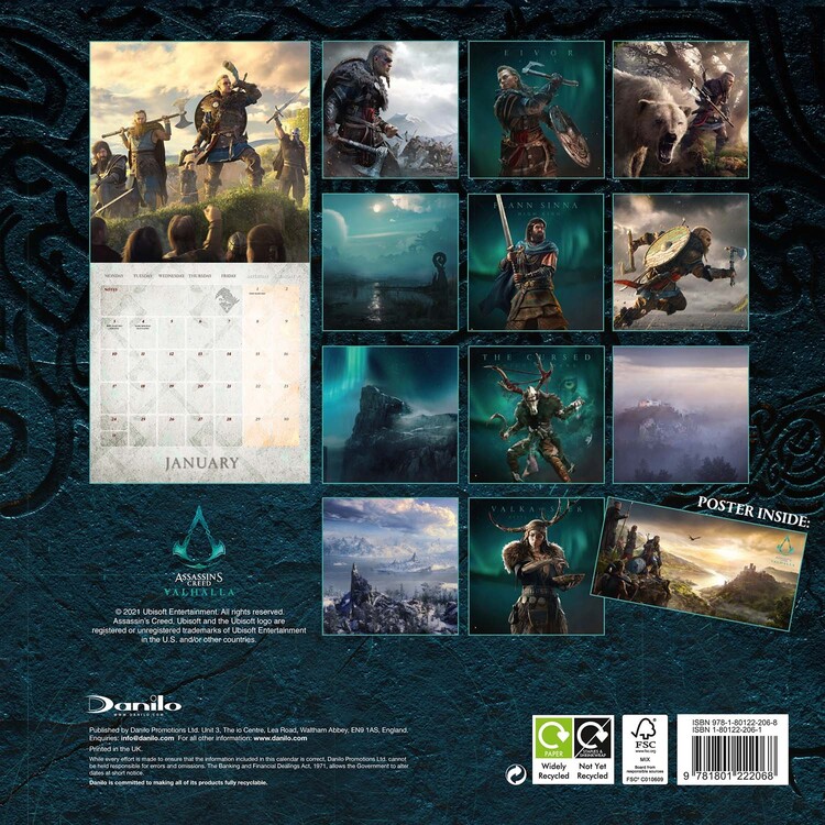 Assassin‘s Creed Game Wall Calendars 2024 Buy at UKposters