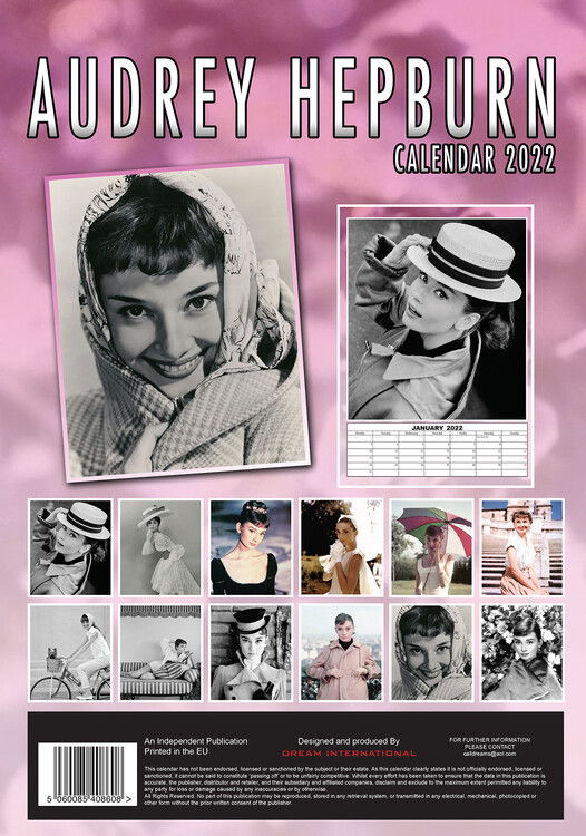 Audrey Hepburn Wall Calendars 2024 Buy at UKposters