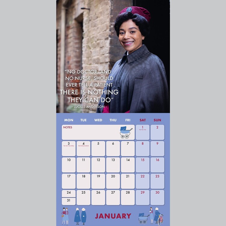 Call the Midwife Wall Calendars 2024 Buy at UKposters