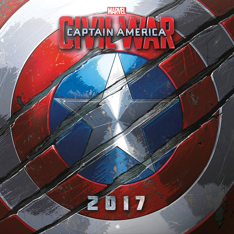 Captain America Civil War Wall Calendars 2024 Buy at Europosters