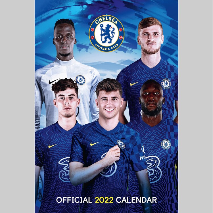 Chelsea Fc 2025 Wall Calendar