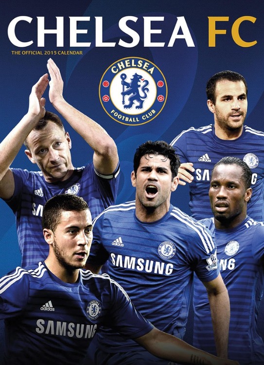 Chelsea Fc 2025 Wall Calendar