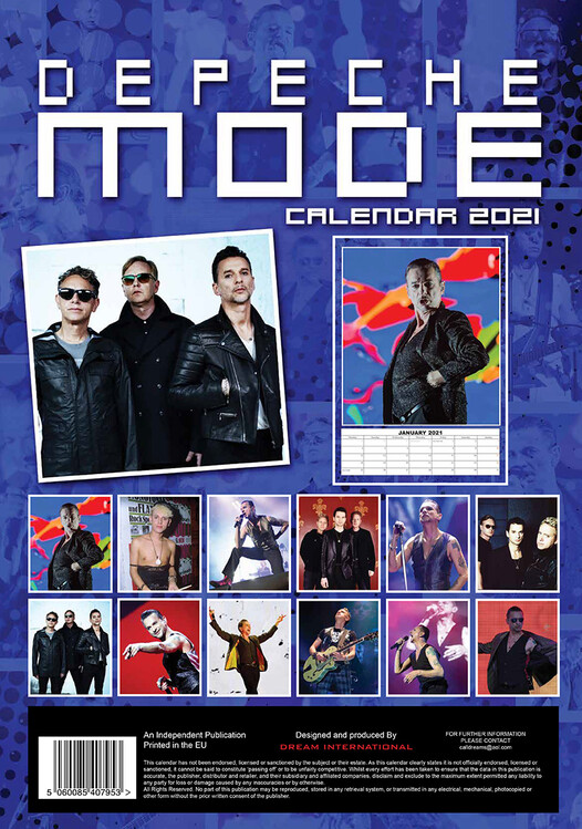 Depeche Mode Wall Calendars 2024 Buy at UKposters