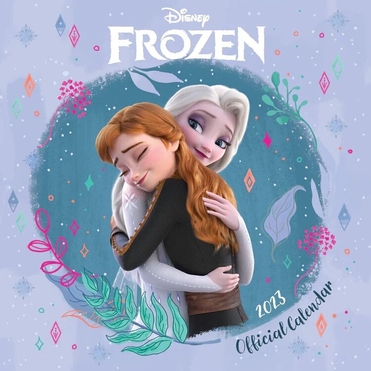 Trends International Disney Frozen 2024 7 x 7 Mini Calendar on