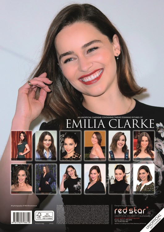 Emilia Clarke Wall Calendars 2024 Buy at UKposters