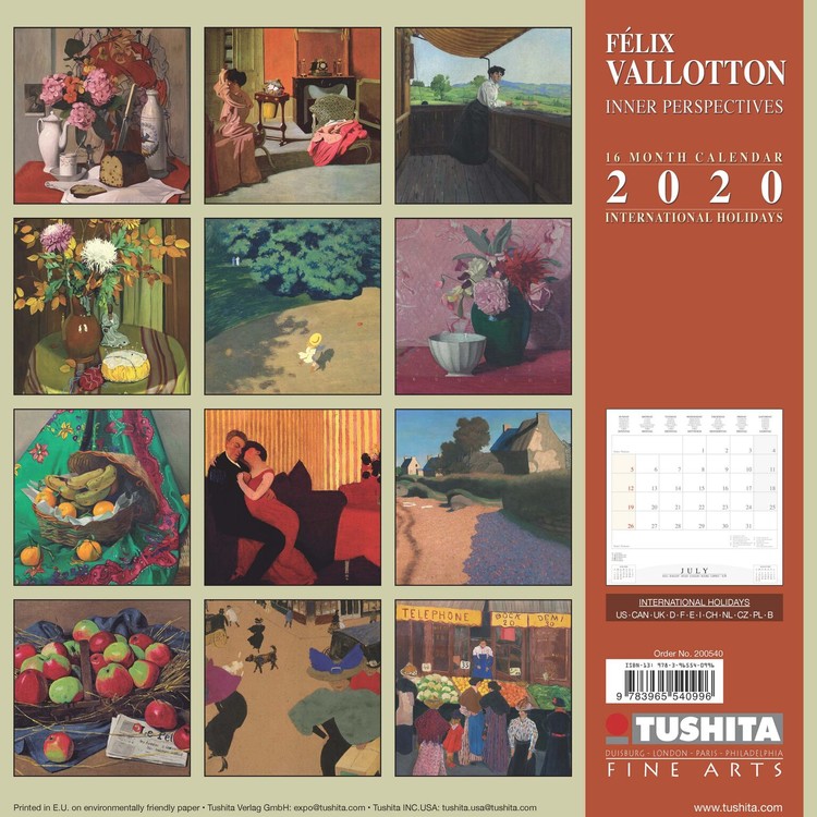 Felix Vallotton Wall Calendars 2024 Buy at Europosters