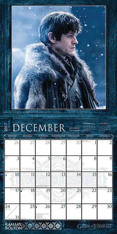 Game of Thrones - Wall Calendars 2017 | Buy at UKposters