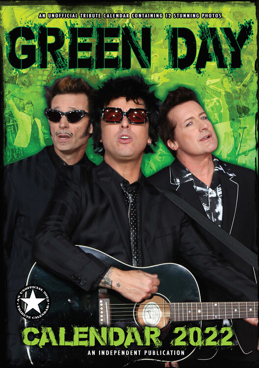 Green Day Wall Calendars 2024 Buy at Europosters